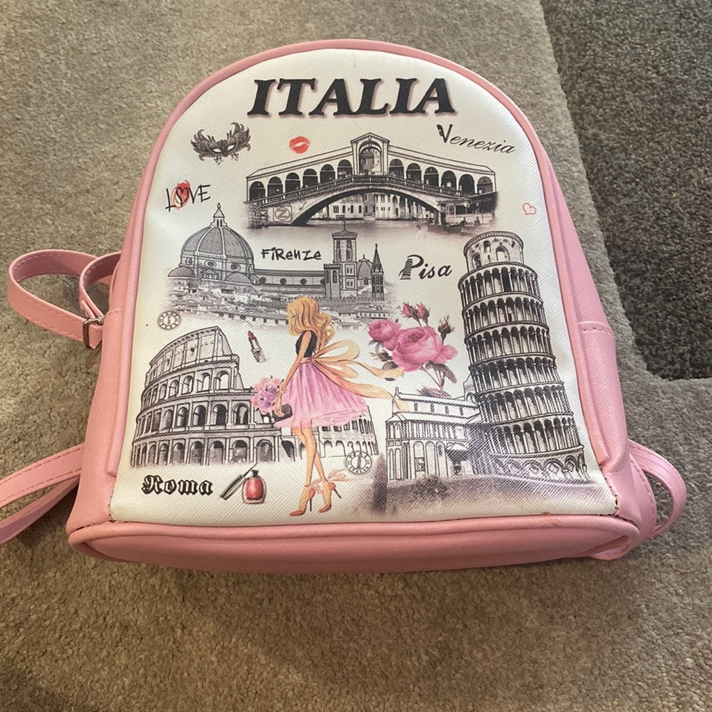 Fashion New York Gift Daily Small Backpack-Pink
